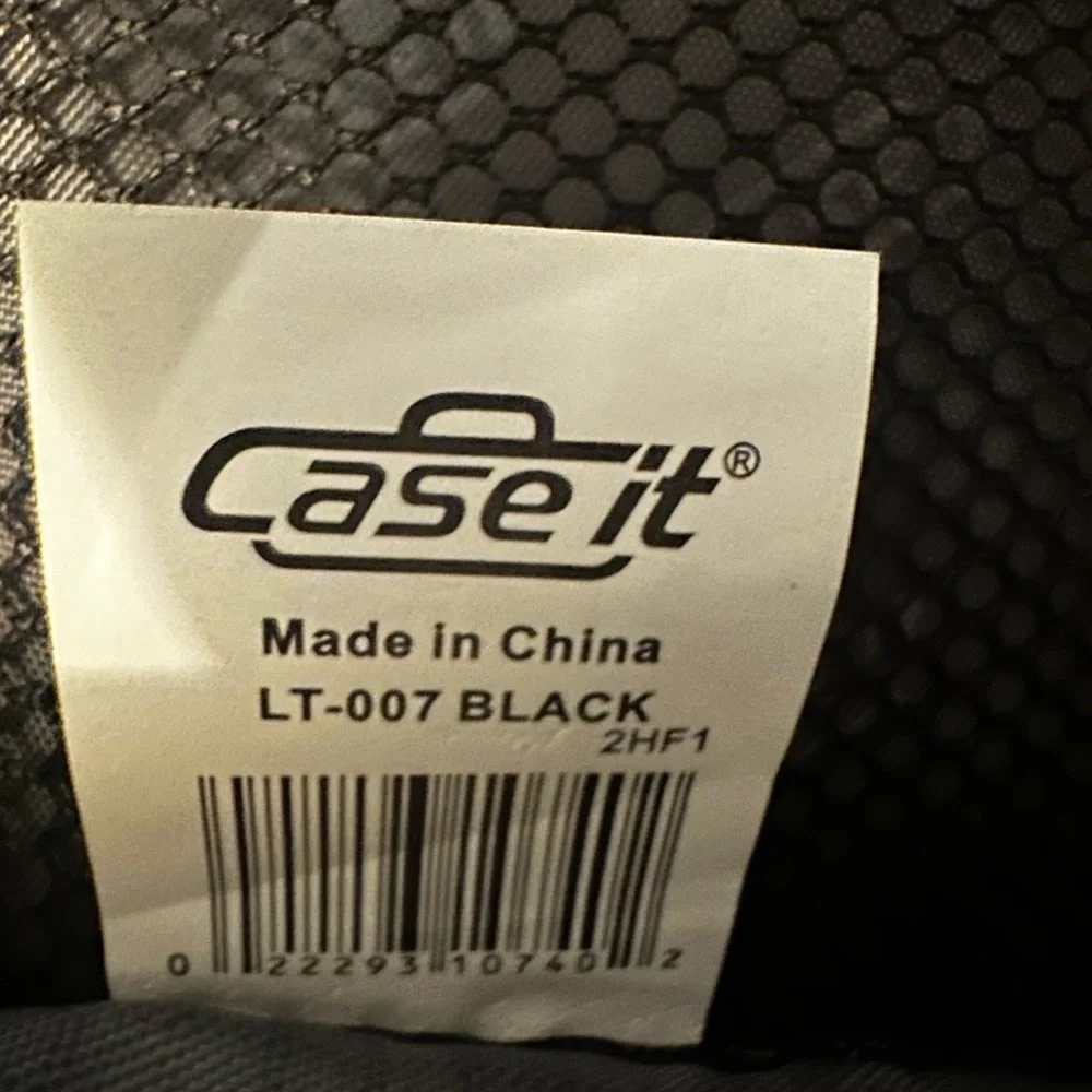 Case It Universal Laptop Zipper Binder O Ring 2 Inches Jet Black
